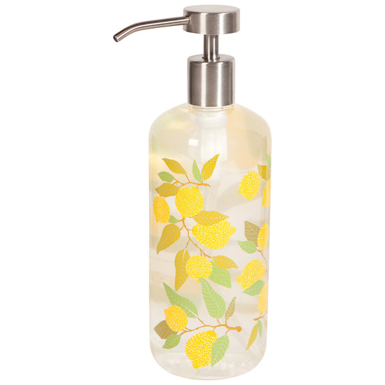 now designs Lemons Glass Soap Pump