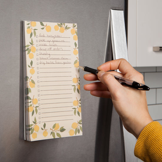 Now Designs Lemons List It Magnetic Notepad