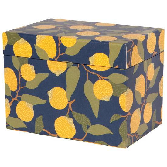 now designs Lemons Recipe Card Box