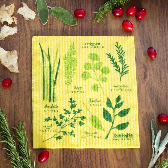 Now Designs Les Fines Herbes Swedish Sponge Cloth
