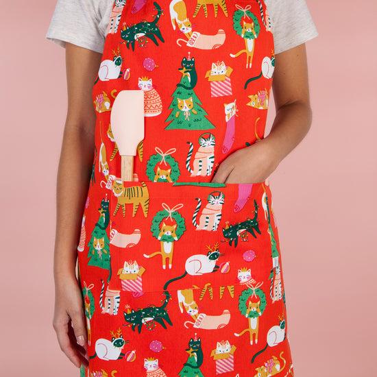 Now Designs Let It Meow Christmas Apron