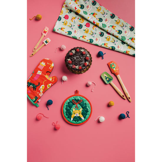 Now Designs Let It Meow Christmas Potholder
