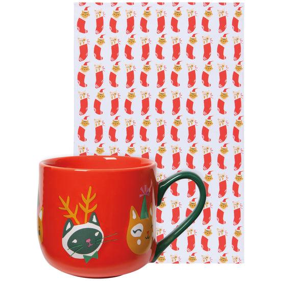 now designs Let it Meow Mug and Dishtowel Set of 2