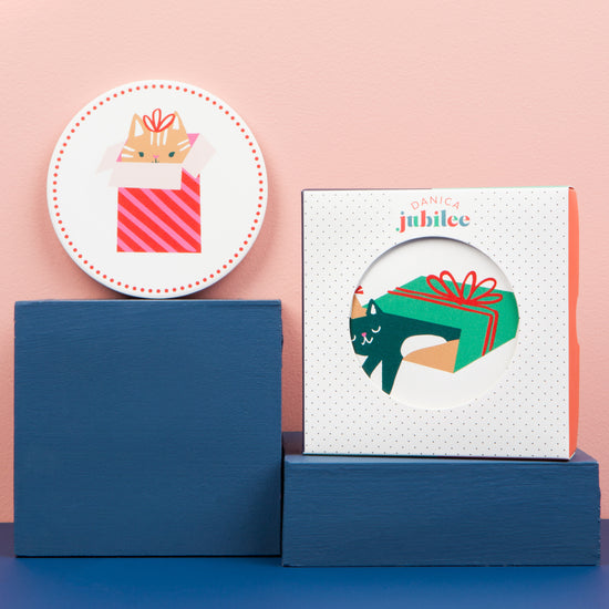 Now Designs Let It Meow Soak Up Coasters Set Of 4