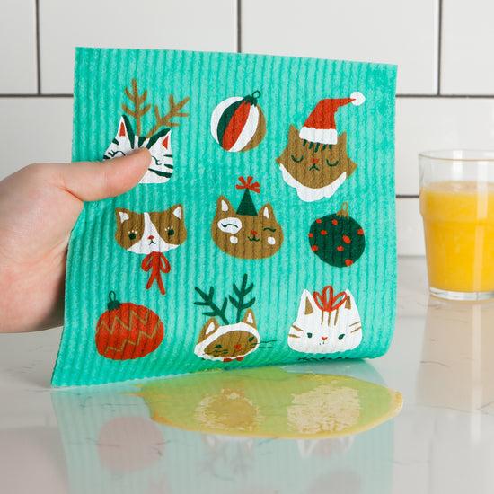 Now Designs Let It Meow Swedish Sponge Cloth