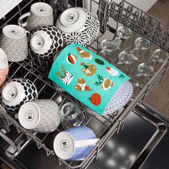 Now Designs Let It Meow Swedish Sponge Cloth