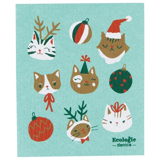 now designs Let it Meow Swedish Sponge Cloth