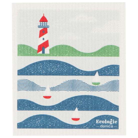 now designs Lighthouse Swedish Sponge Cloth