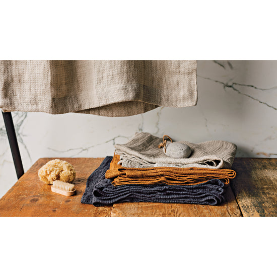 Now Designs Linen Bath Towel Charcoal