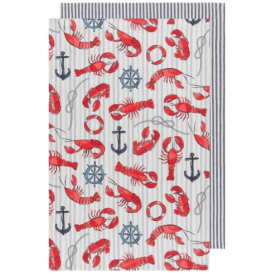 now designs Lobster Dishtowels Set of 2