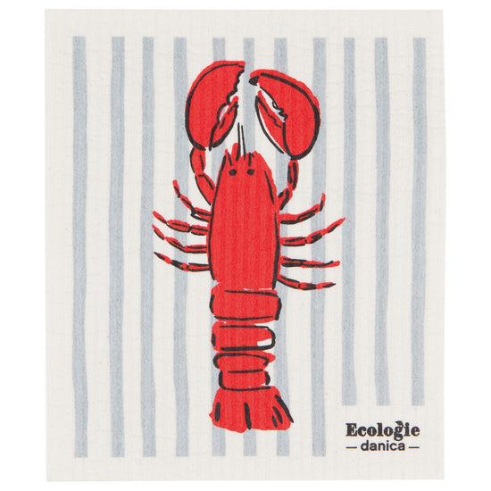 now designs Lobster Swedish Sponge Cloth