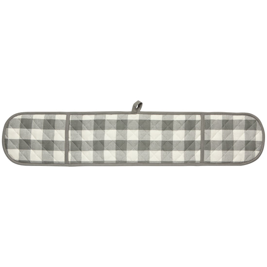Now Designs London Gray Check Double Oven Mitt