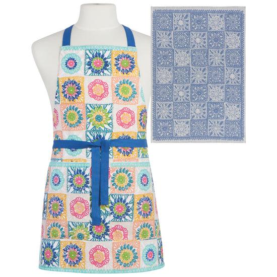 now designs Loop de loop Apron & Dishtowel Set