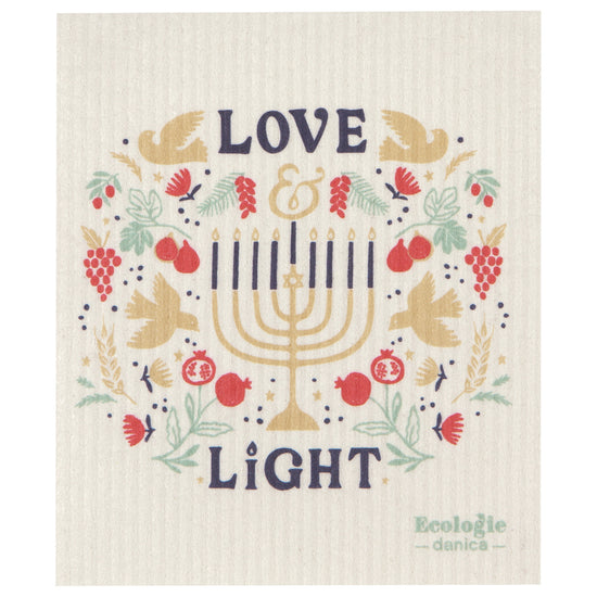 now designs Love and Light Swedish Dishcloth