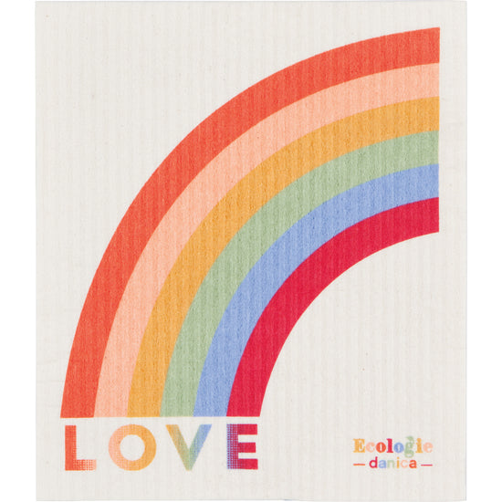 now designs Love is Love Swedish Sponge Cloth