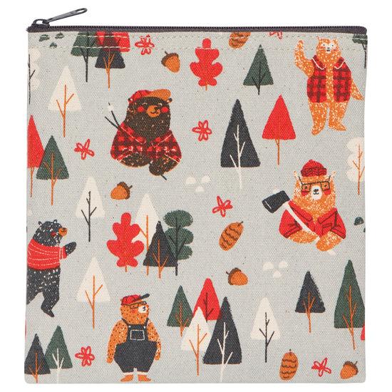 Now Designs Lumbearjack Snack Bags Set Of 2