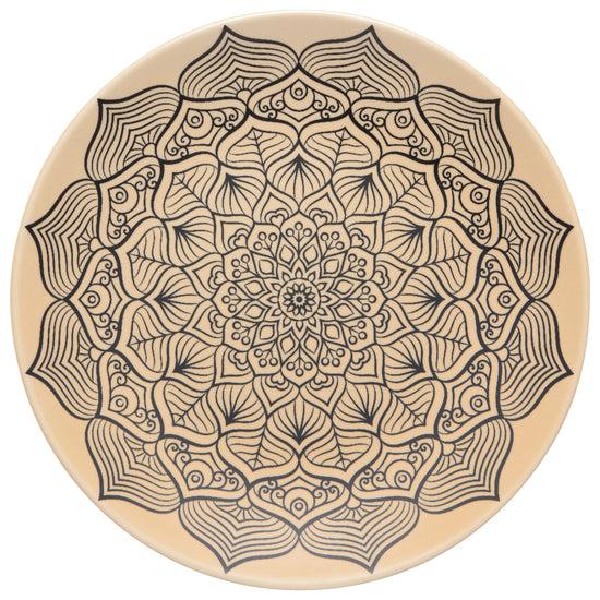 Now Designs Mandala Stamped Plate 8.5 Inch