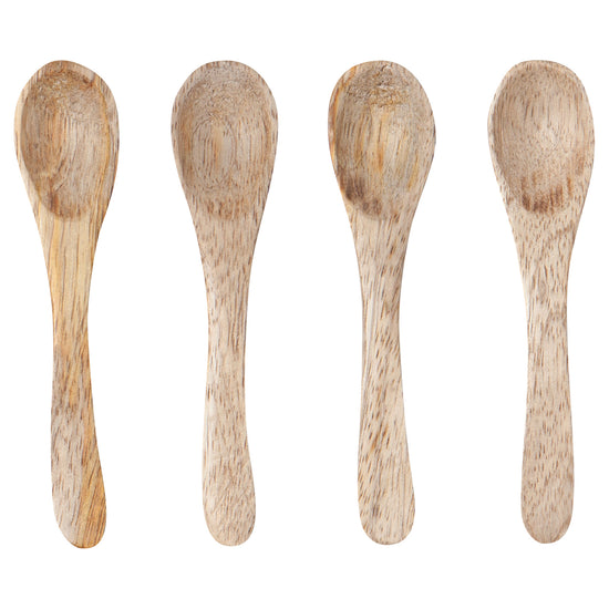 now designs Mango Wood Mini Spoons Set of 4