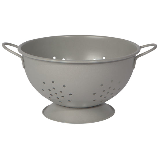 now designs Matte Fog Gray Large Colander