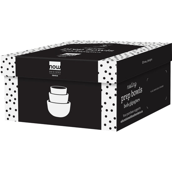 Now Designs Matte Set Bowl Prep Mhite El