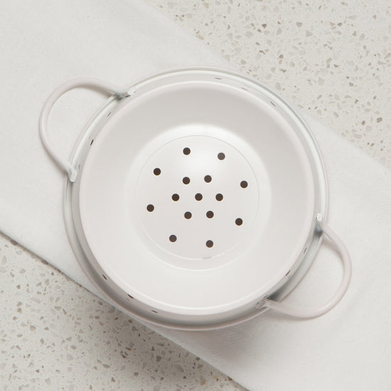 Now Designs Matte White Small Colander