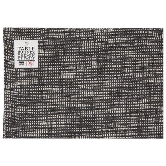 Now Designs Medley Black Table Runner 13 X 72 Inch