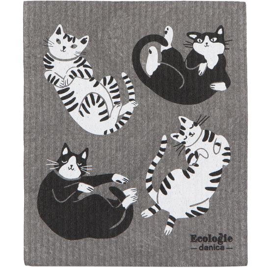 now designs Meow & Furever Swedish Dishcloth