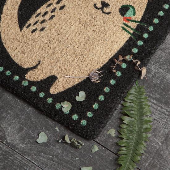 Now Designs Meow Meow Cats Coir Fibre Doormat