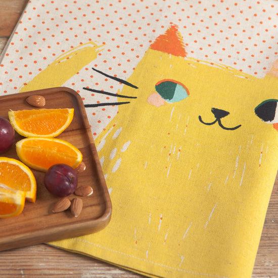 Now Designs Meow Meow Cats Dishtowel Set Of 2