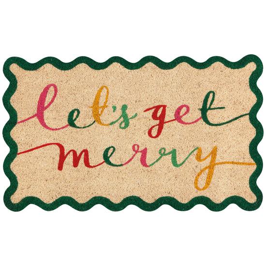 now designs Merry Everything Shaped Doormat
