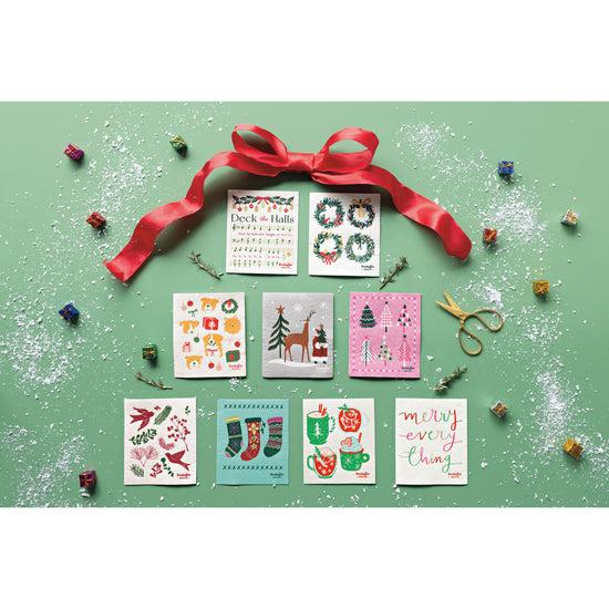 Now Designs Merry Everything Swedish Sponge Cloth