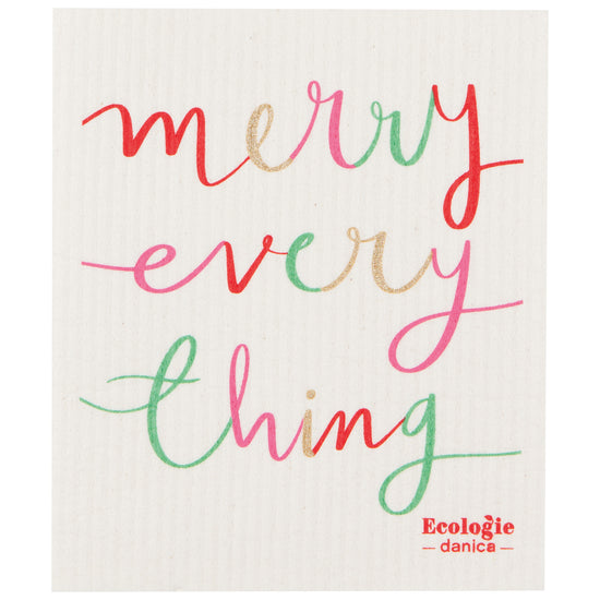 now designs Merry Everything Swedish Sponge Cloth