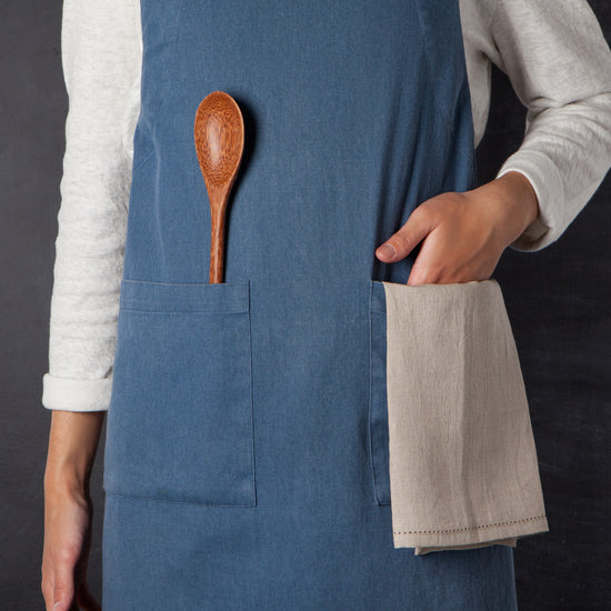 Now Designs Midnight Blue Stonewash Apron