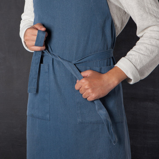 Now Designs Midnight Blue Stonewash Apron