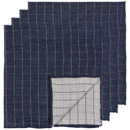 now designs Midnight Double Weave Napkins Set of 4