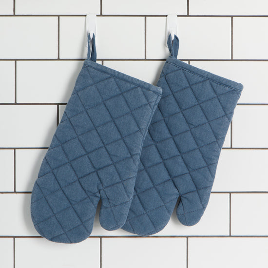 Now Designs Midnight Heirloom Stonewash Oven Mitt