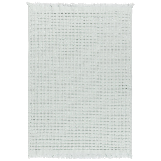 now designs Mist Organic Cotton Waffle Hand Towel