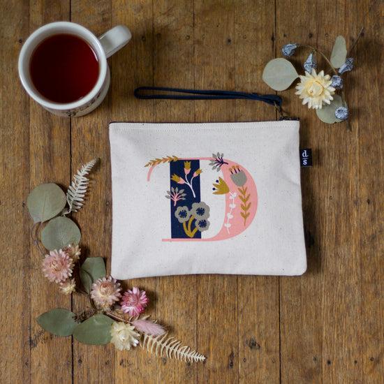 Now Designs Monogram D Small Zipper Pouch