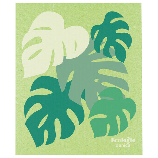 now designs Monstera Swedish Sponge Cloth