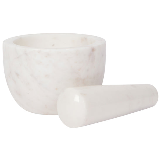 Now Designs Mortar And Pestle Marble White