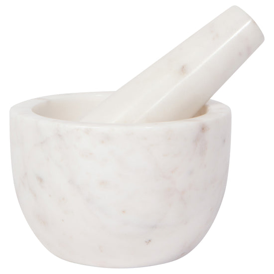 now designs Mortar and Pestle Marble White