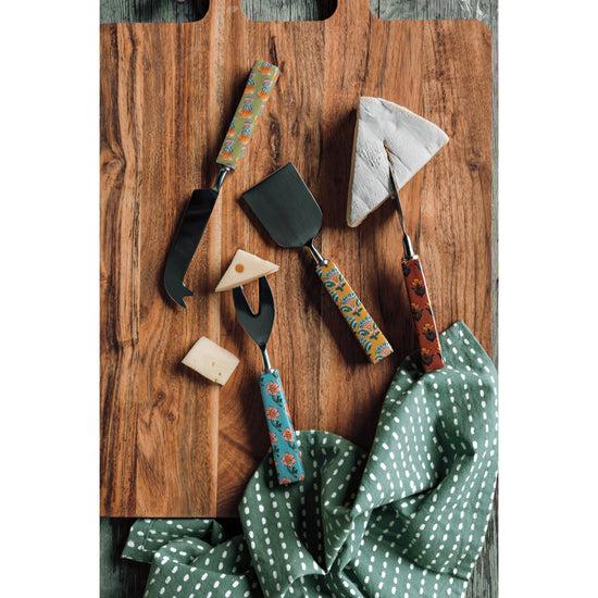 Now Designs Mosaic Cheese Knives Set Of 4