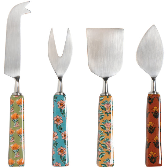 now designs Mosaic Cheese Knives Set of 4