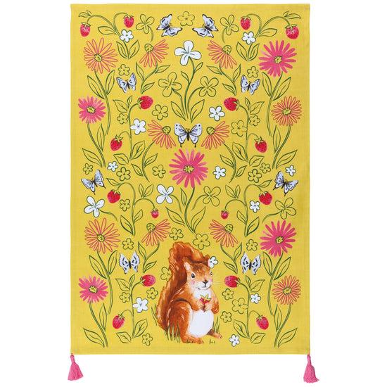 now designs Mr. Squirrel Dishtowel