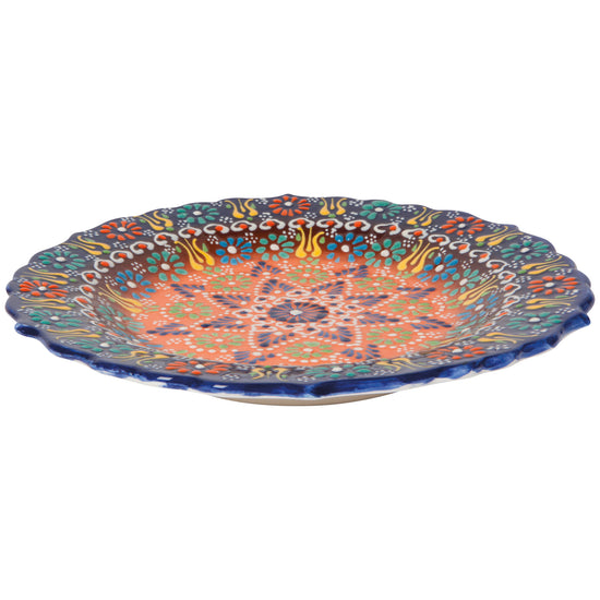 Now Designs Multi Azure Medium Evani Plate 10 Inch