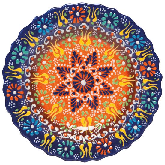 now designs Multi Azure Small Evani Plate 7.5 Inch