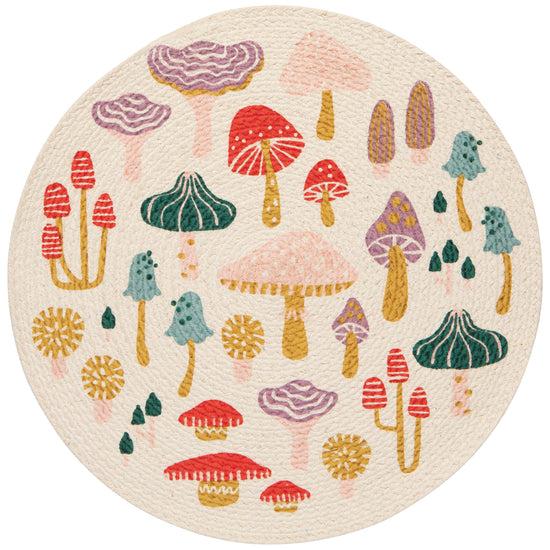 now designs Mushroom Gems Braided Placemat