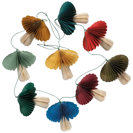 Now Designs Mushroom Gems Honeycomb Paper Garland