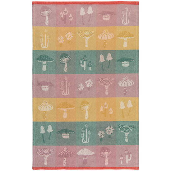 now designs Mushroom Gems Jacquard Dishtowel