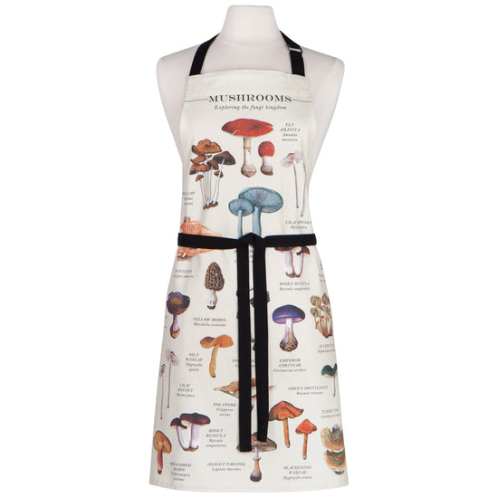 now designs Mushrooms Fine Print Apron